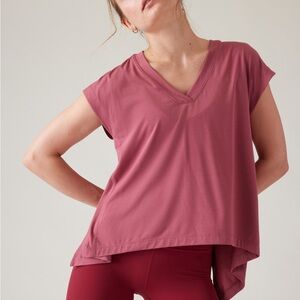 ATHLETA‎ - Pink Explore T-Shirt, Size XXS